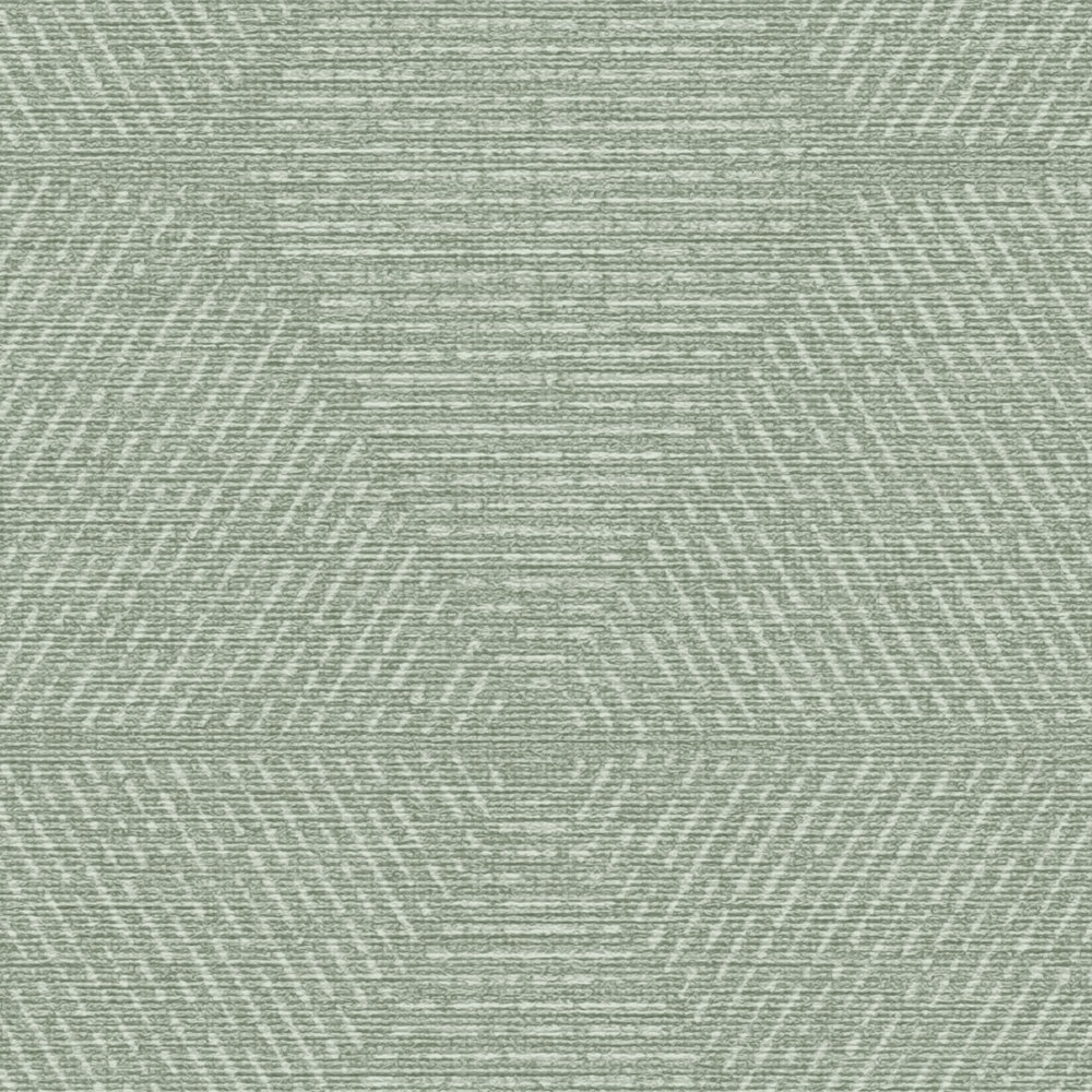             Papier peint intissé à motif floral - vert, blanc
        