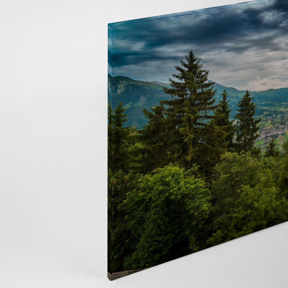             Canvas with mountain landscape - 0.90 m x 0.60 m
        