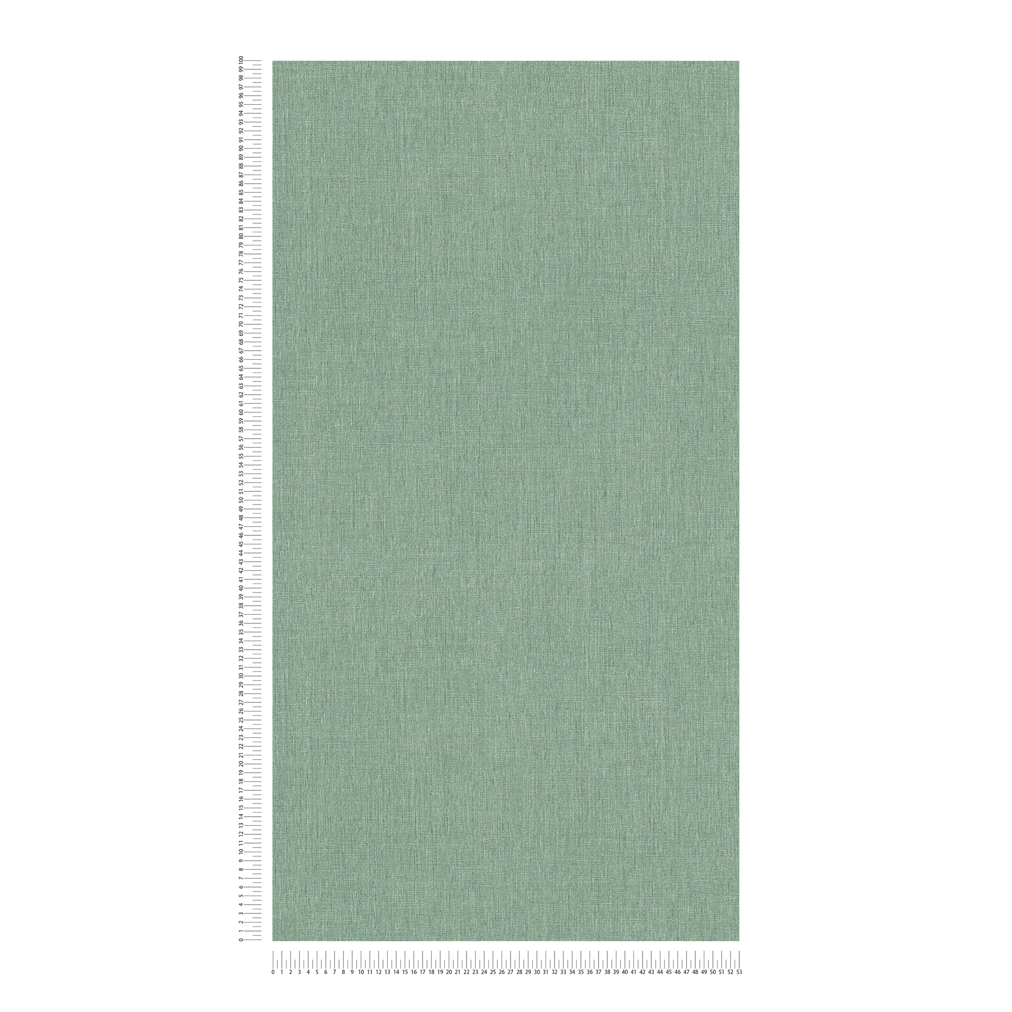             Carta da parati unitaria in look tessile con texture - verde
        
