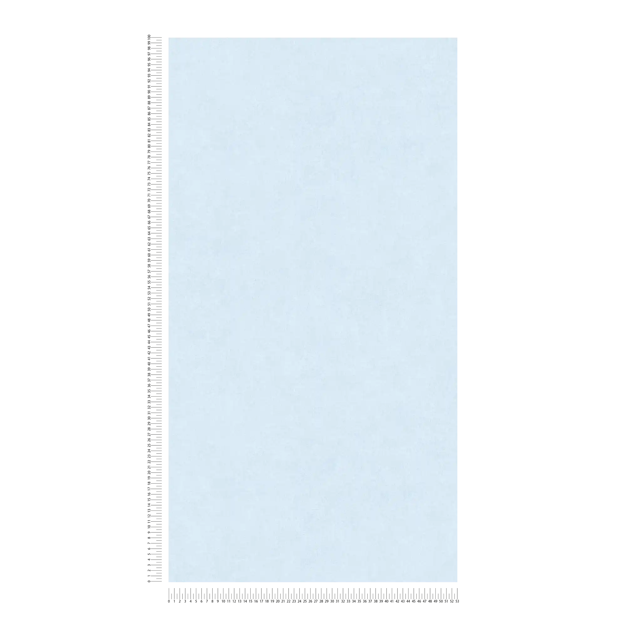             Carta da parati unitaria con un sottile motivo cromatico in look used - bianco, blu
        