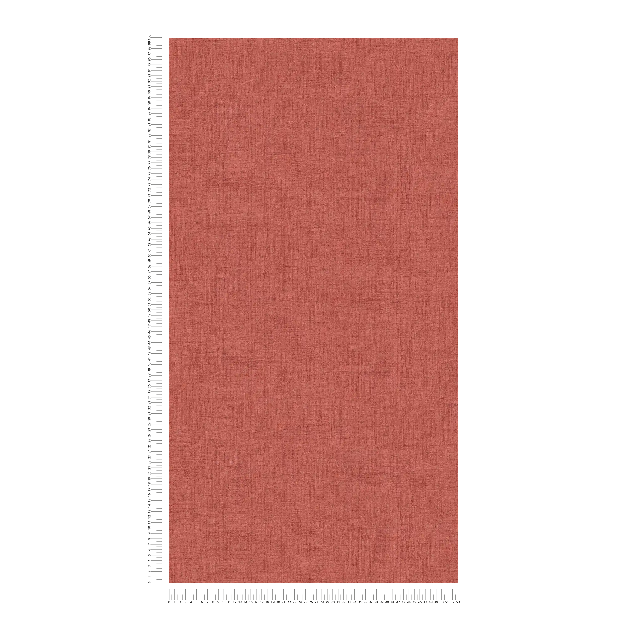             Papier peint intissé uni aspect textile - rouge
        