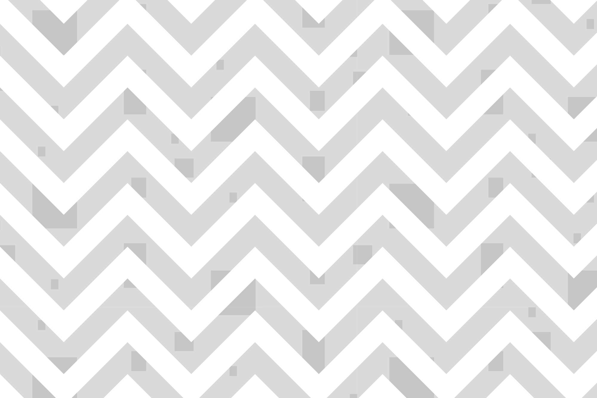             Design wall mural zig zag pattern with small squares grey on matte smooth non-woven
        