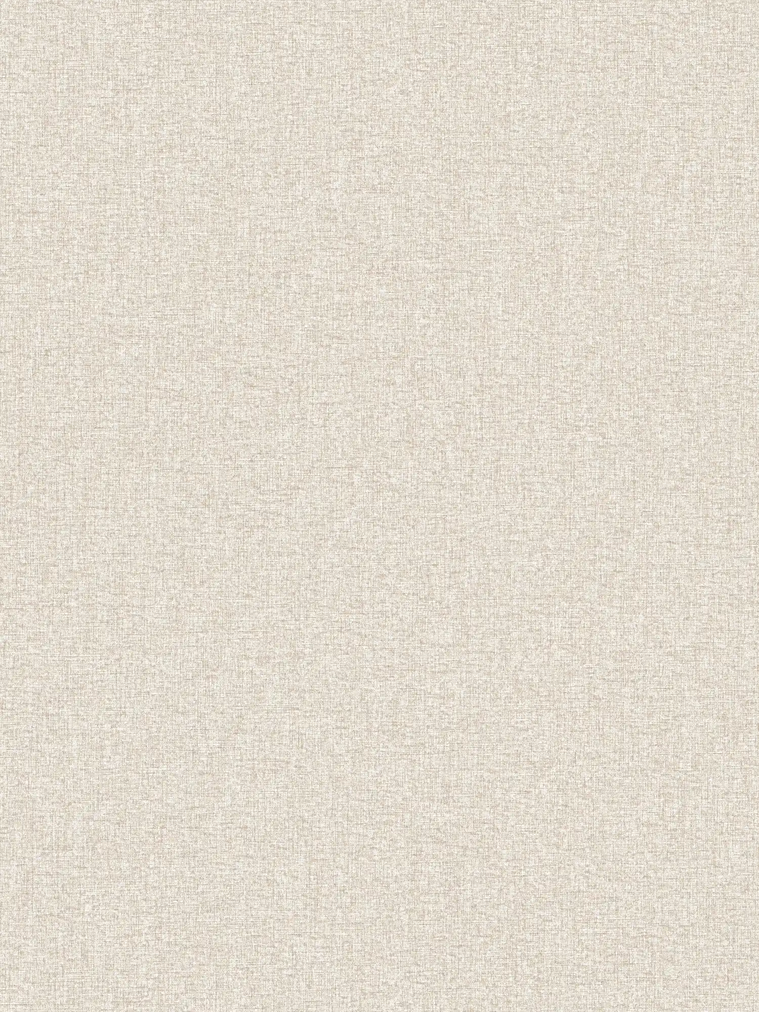 Non-woven wallpaper in fabric look plain with light structure, matt - taupe, beige, grey
