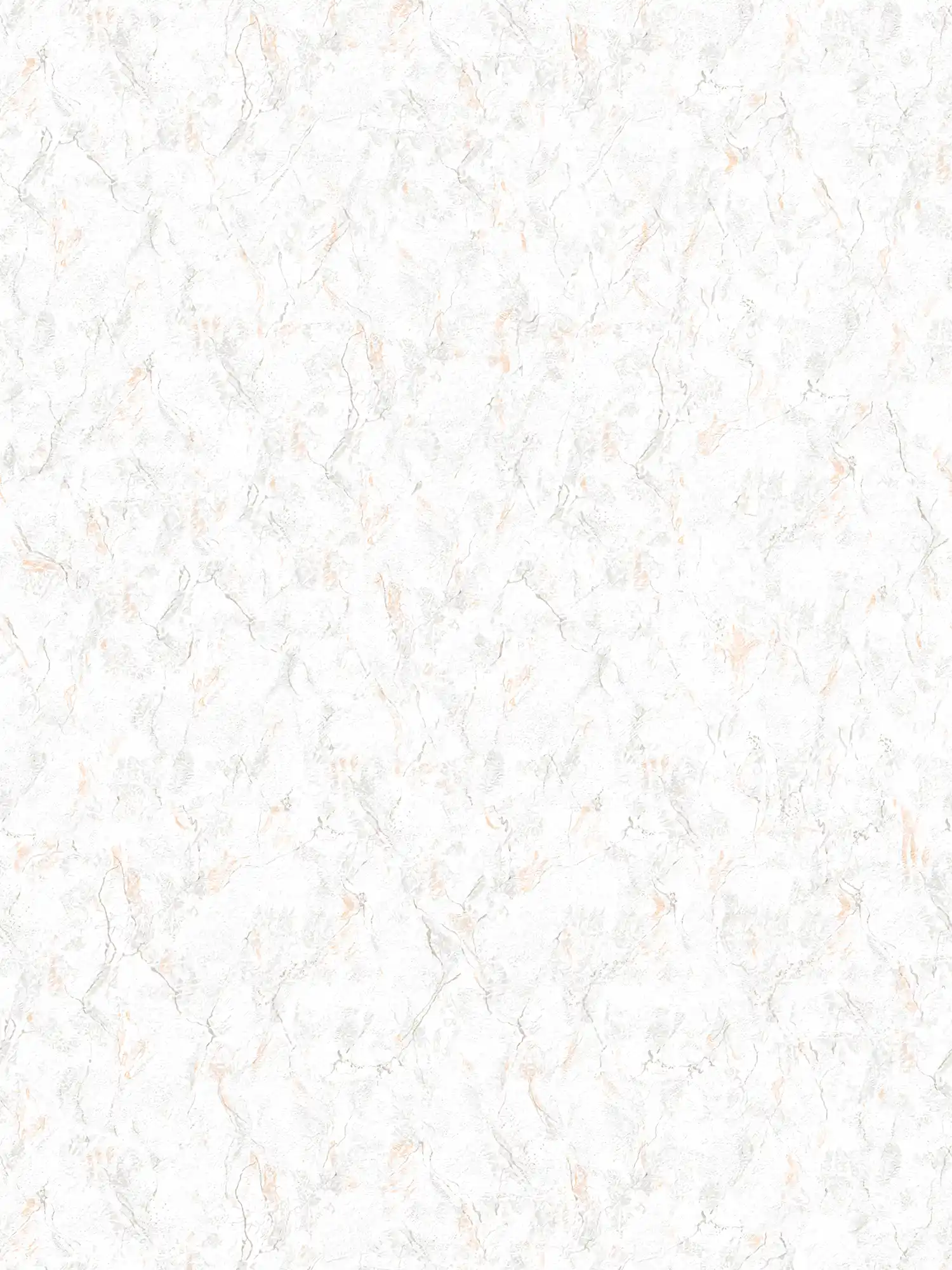 Marbled wallpaper with natural stone look - grey, white
