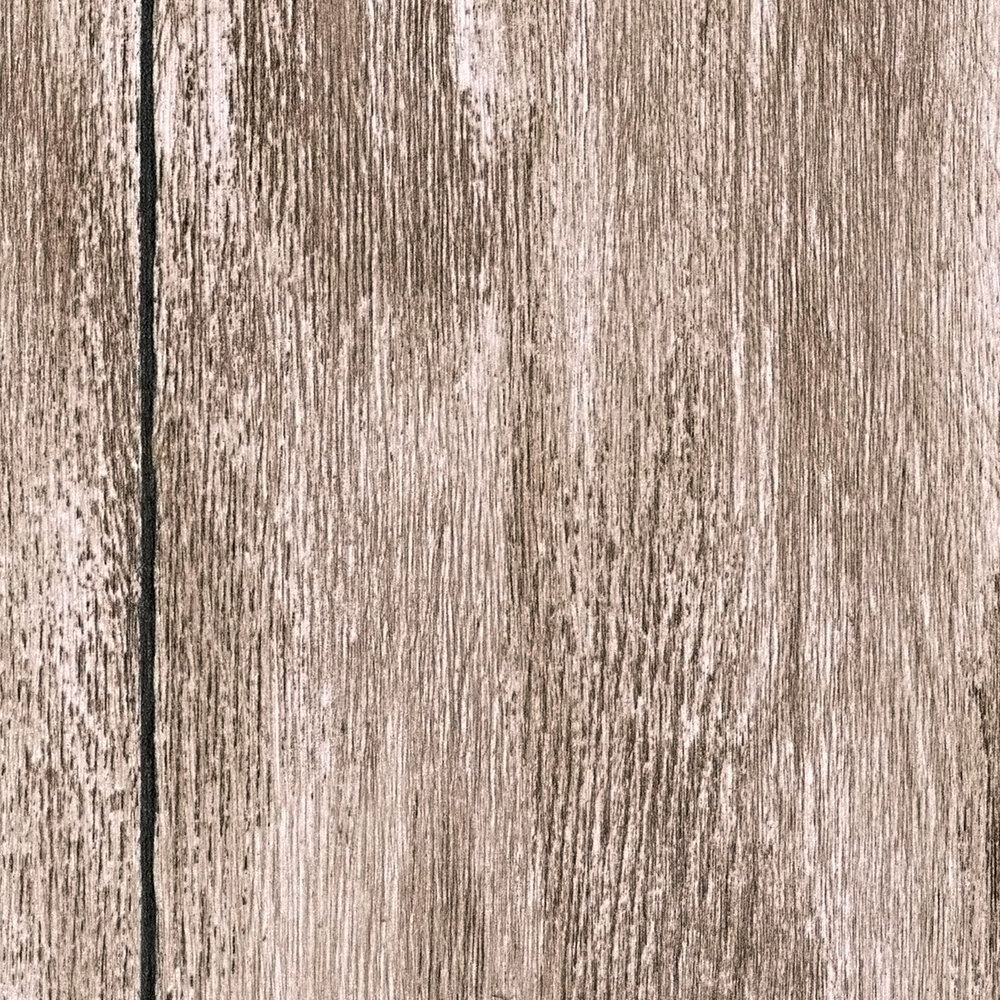             Carta da parati effetto legno per un'accogliente atmosfera da casa di campagna - marrone, beige, grigio
        
