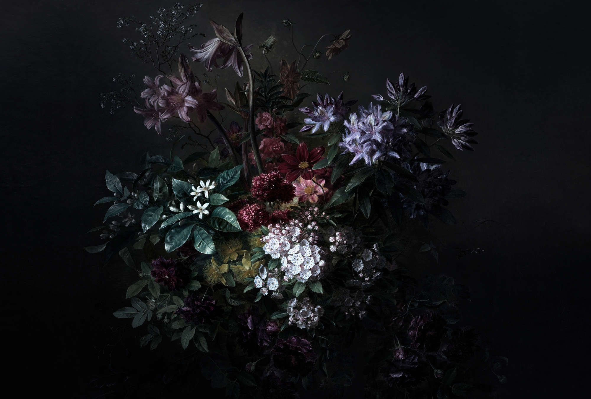             Carta da parati fiori rose natura morta - Walls by Patel
        