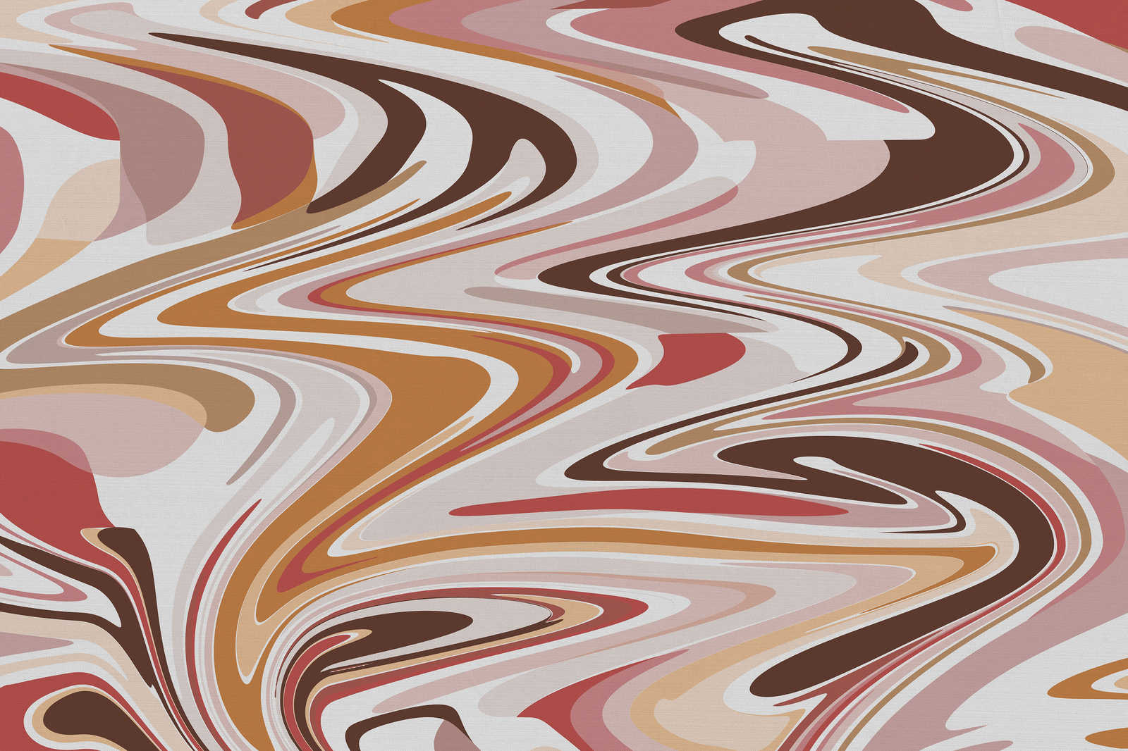             Toile avec motif abstrait aux couleurs chaudes - 0,90 m x 0,60 m
        
