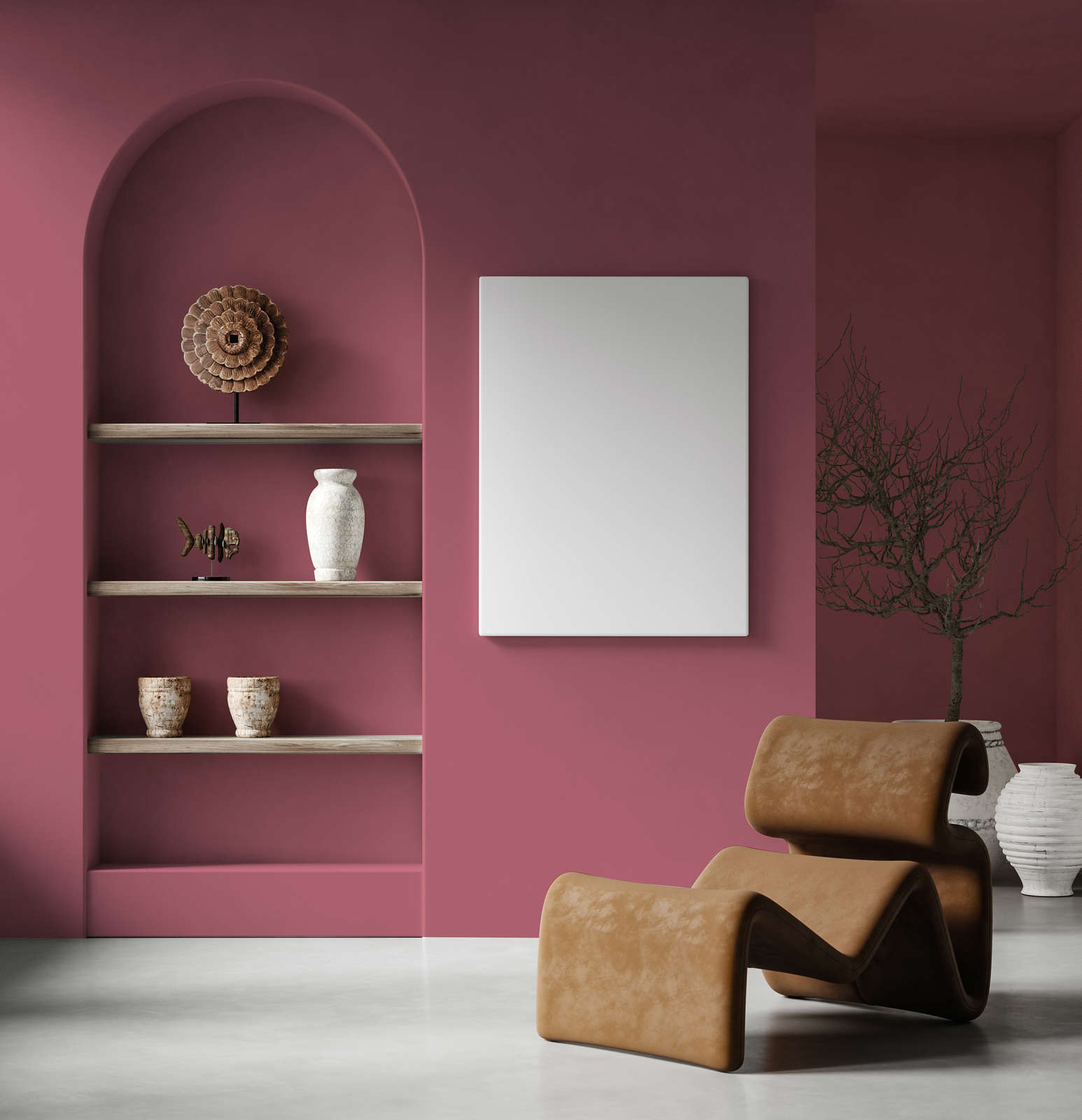             Pittura murale Premium Rosa scuro rinfrescante »Blooming Blossom« NW1018 – 1 litri
        