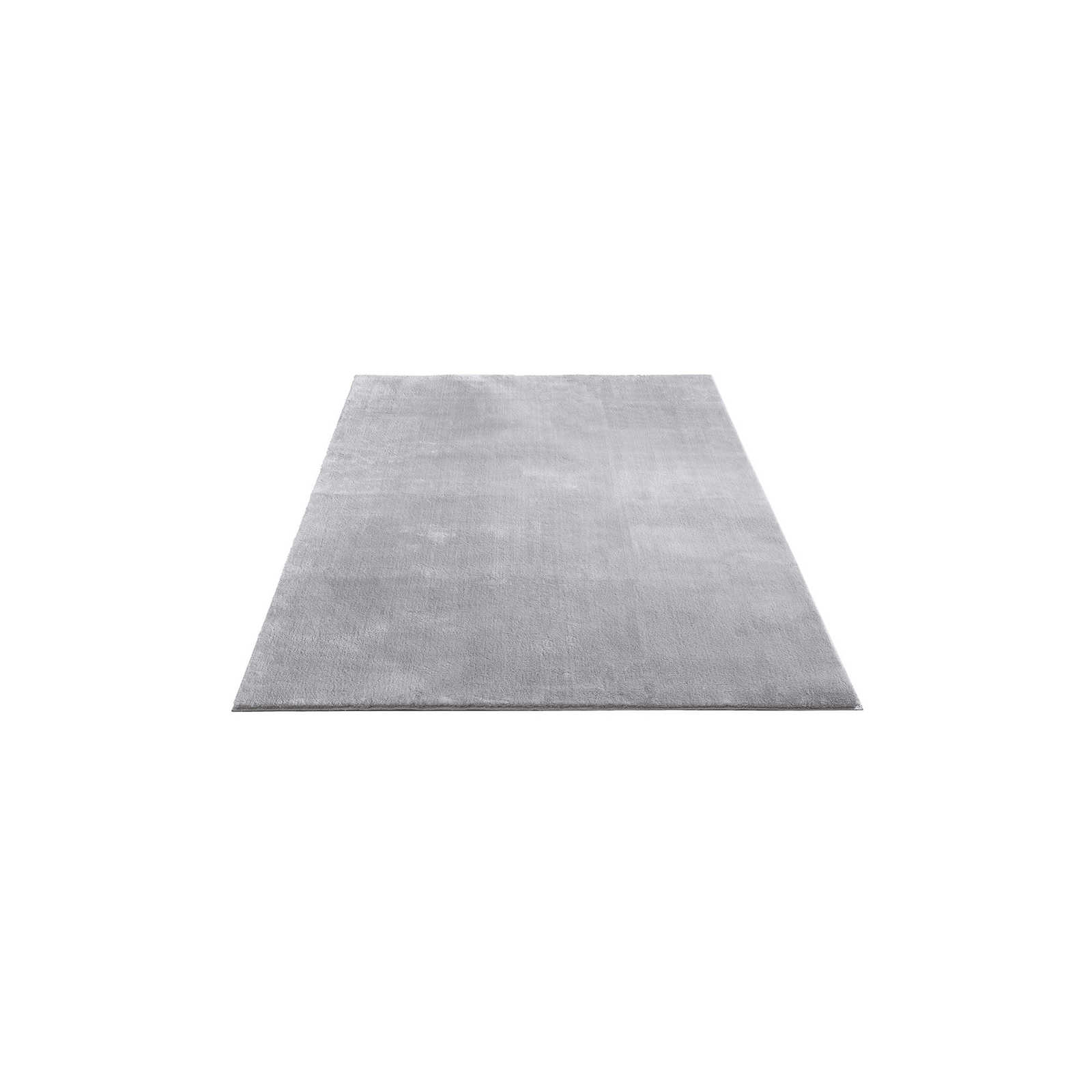 Fine high pile carpet in grey - 200 x 140 cm
