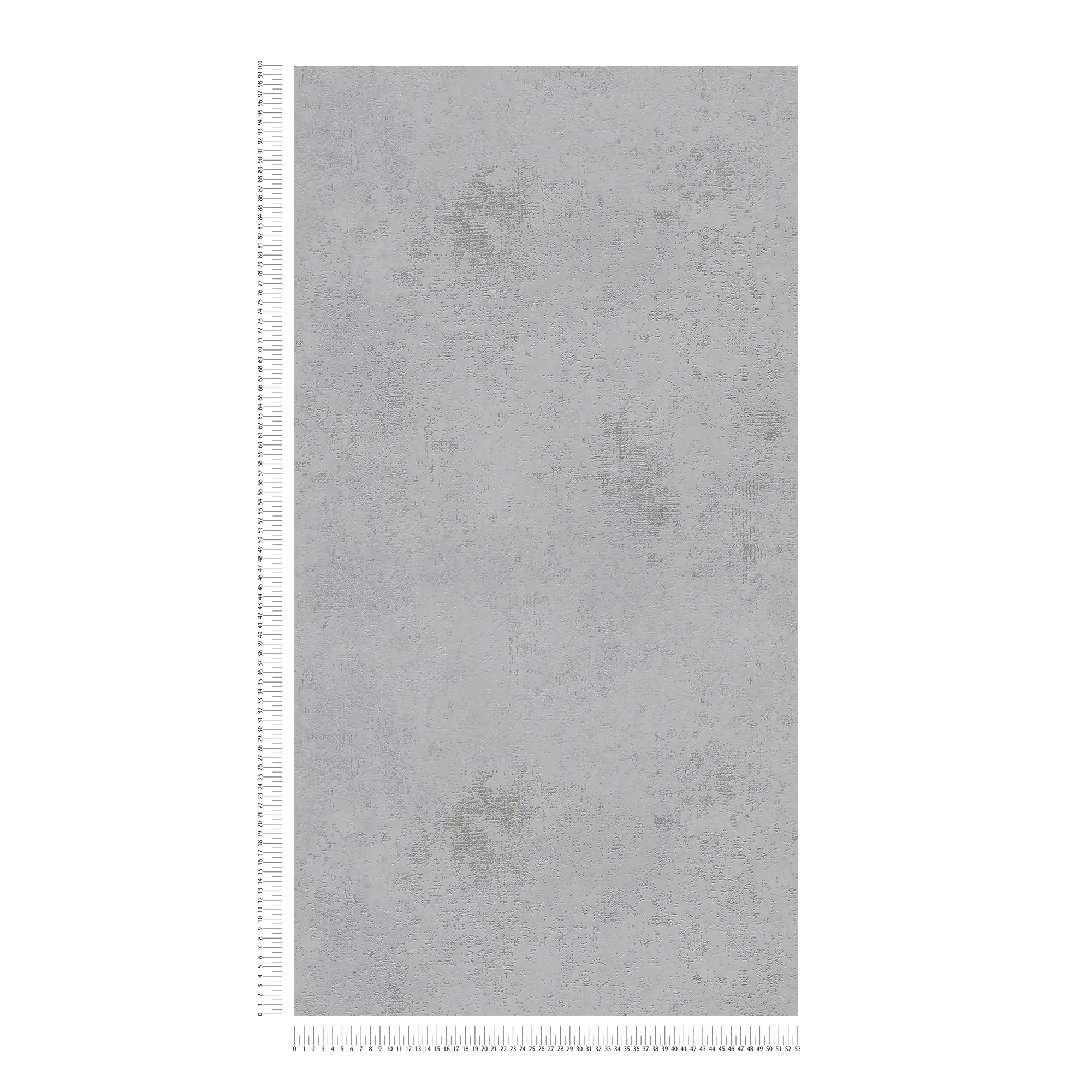             Carta da parati in gesso ottico grigio chiaro con design a struttura metallica
        