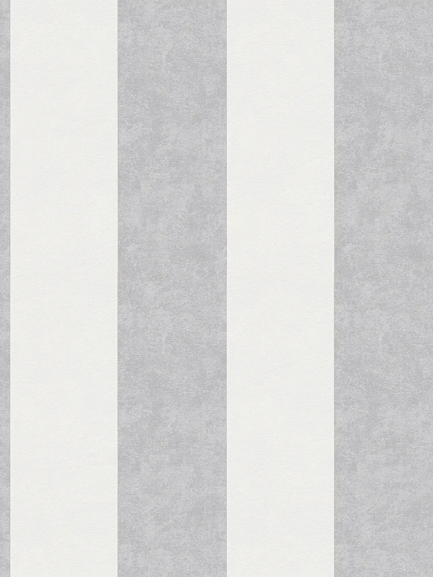 Striped wallpaper with texture pattern - grey
