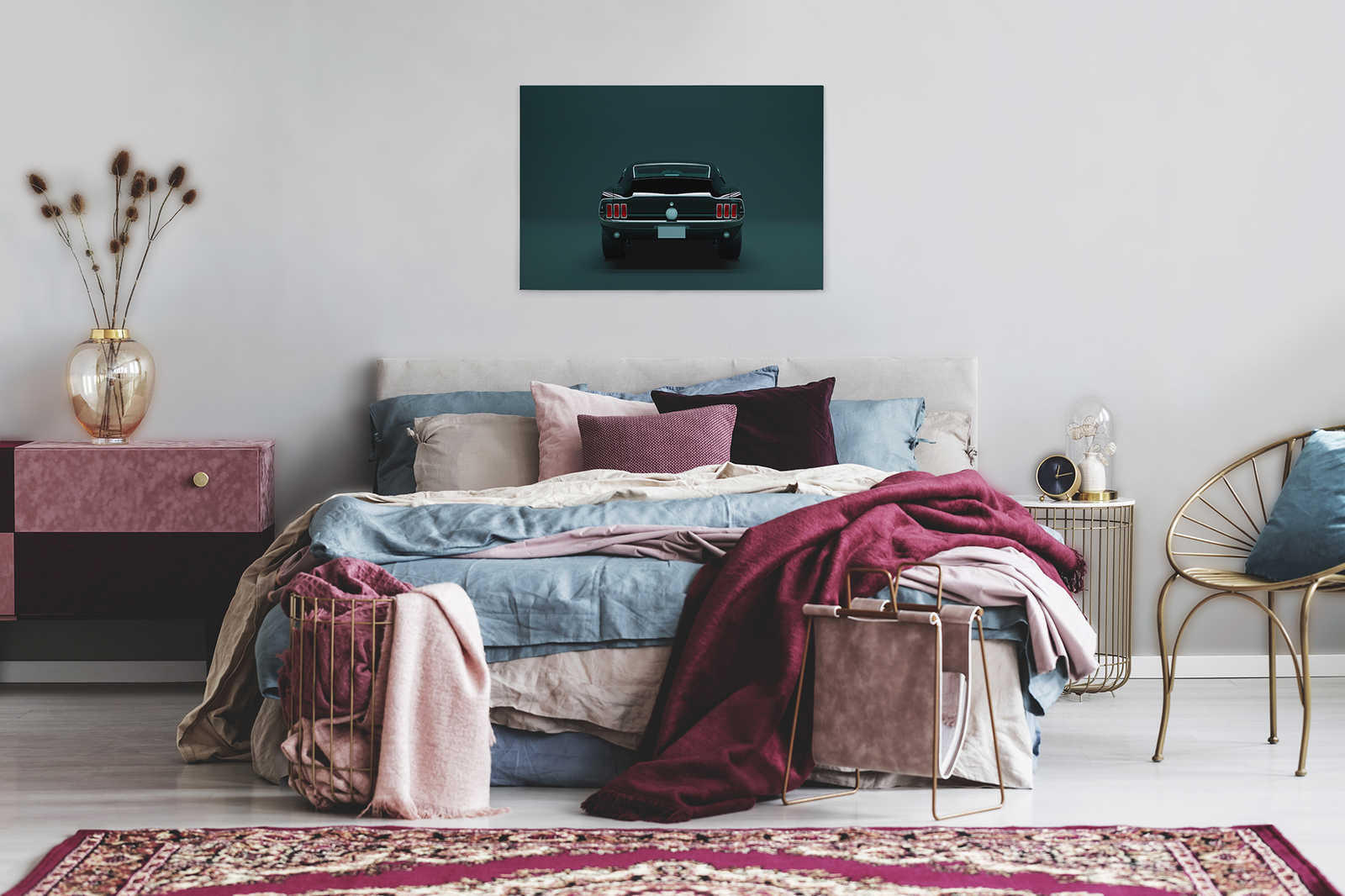            Mustang 3 - American Muscle Car Canvas Painting - 0.90 m x 0.60 m
        