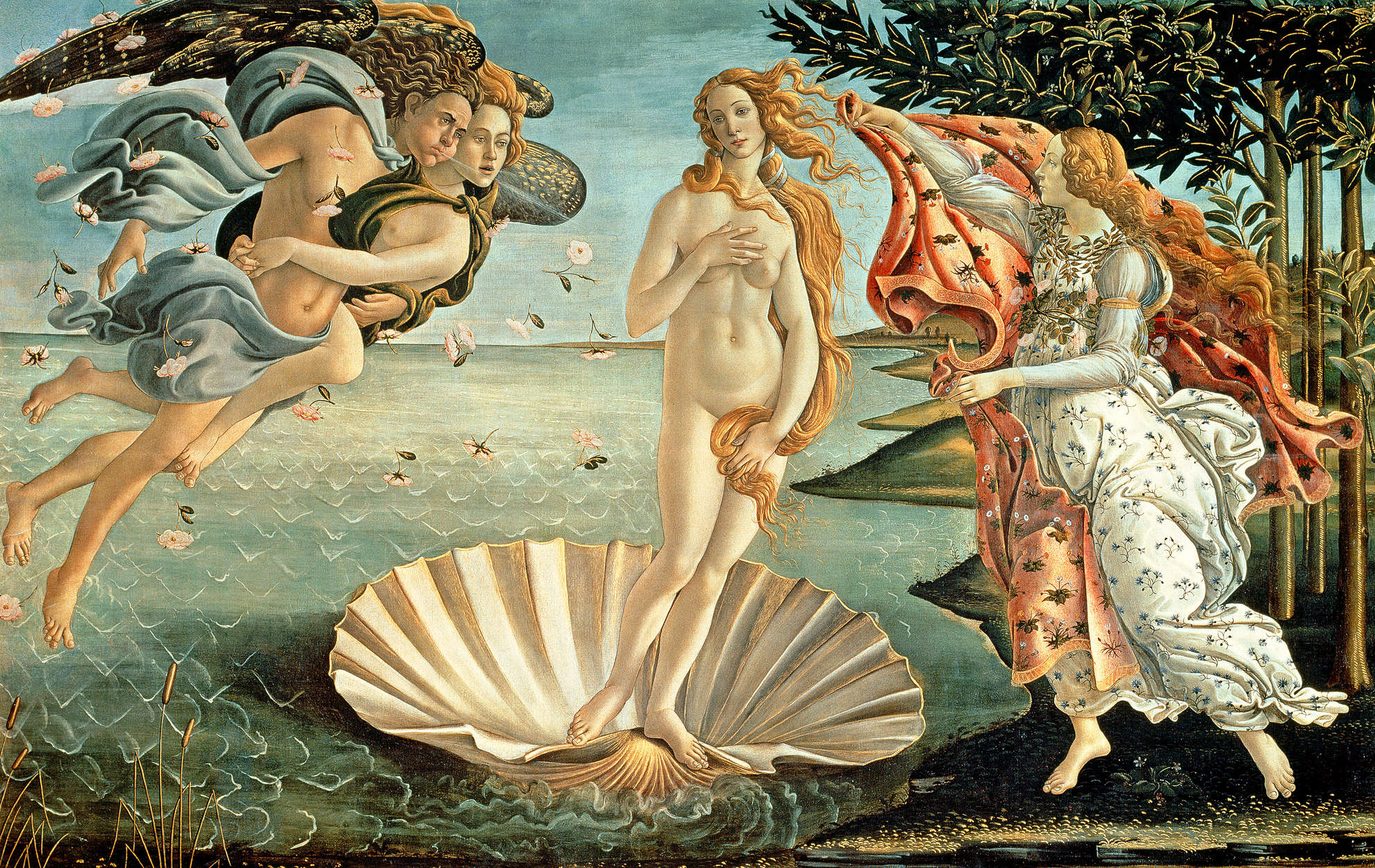             Papier peint panoramique "La naissance de Vénus" de Sandro Botticelli
        