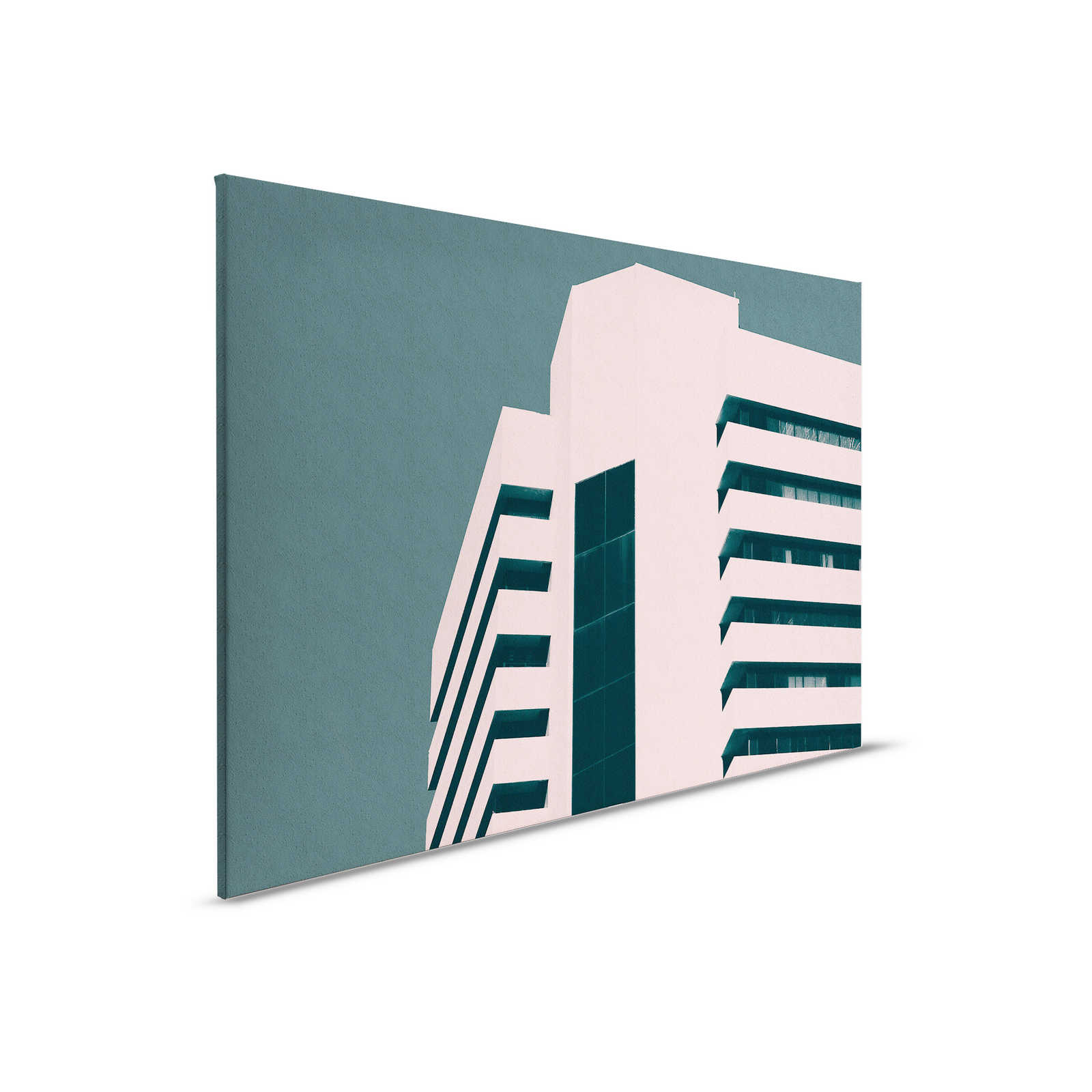         Skyscraper 2 - Canvas painting with modern city architecture - roughcast structure - 0.90 m x 0.60 m
    