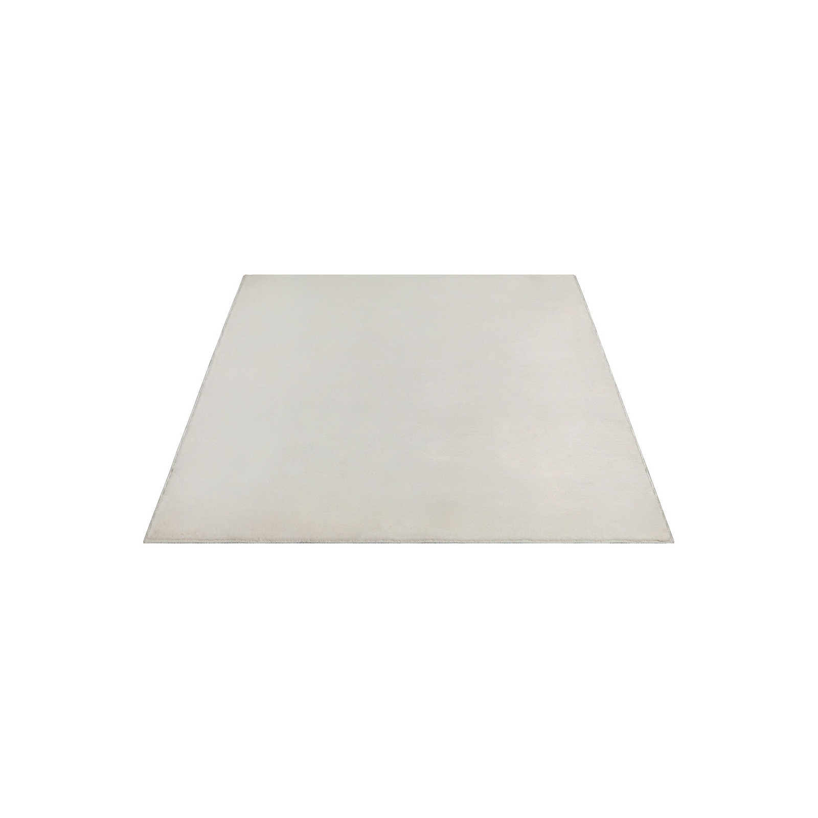 Zacht hoogpolig tapijt in crème - 220 x 160 cm

