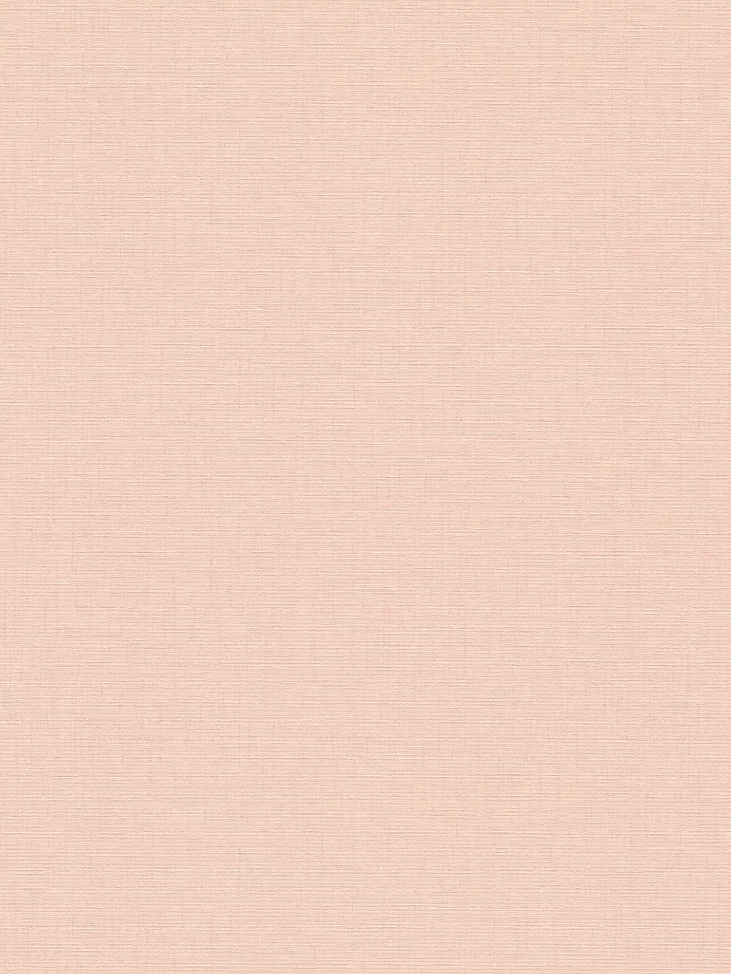 Papier peint rose pâle uni avec structure en lin - rose
