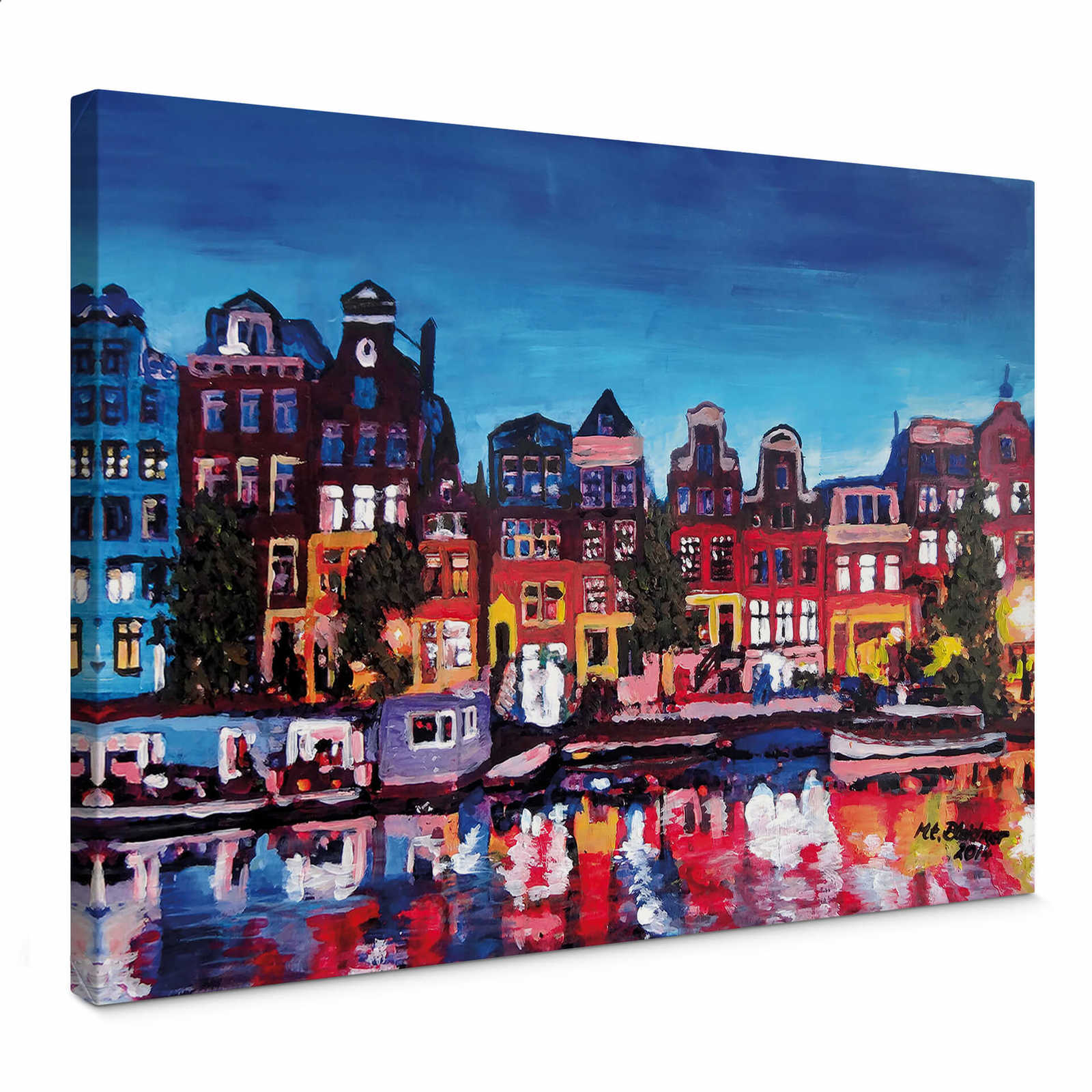         Canvas print "Amsterdam" by Bleichner painting
    