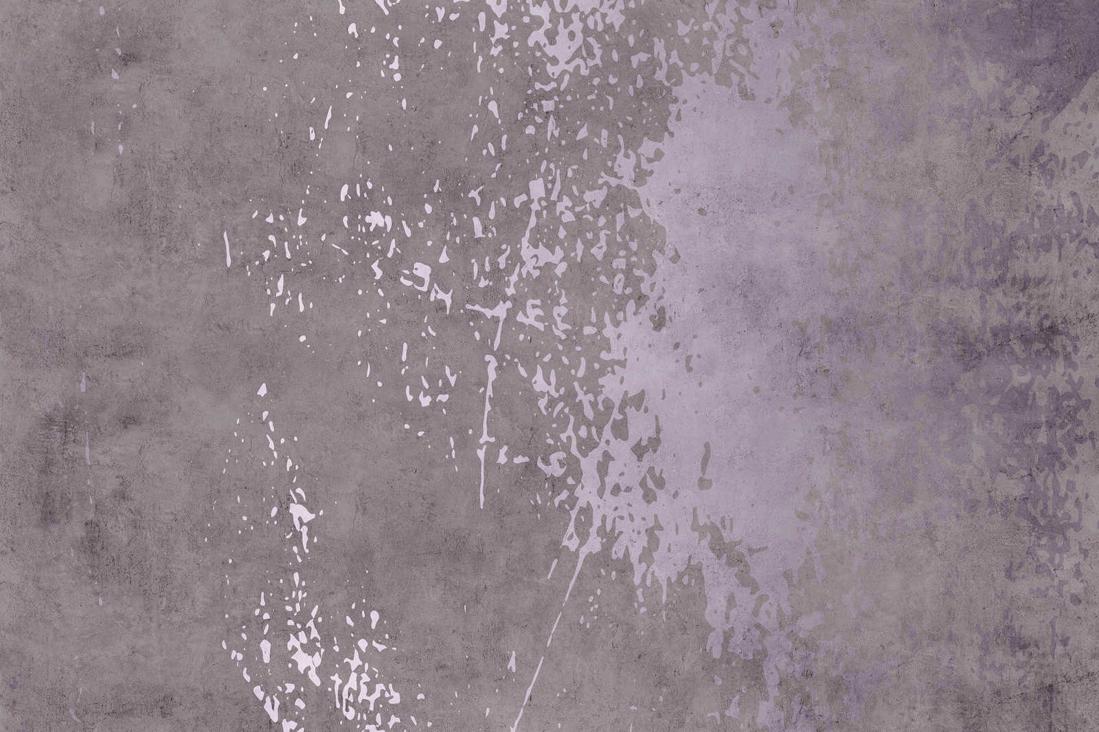             Vintage Wall 2 - Toile lilas aspect plâtre design usé - 1,20 m x 0,80 m
        