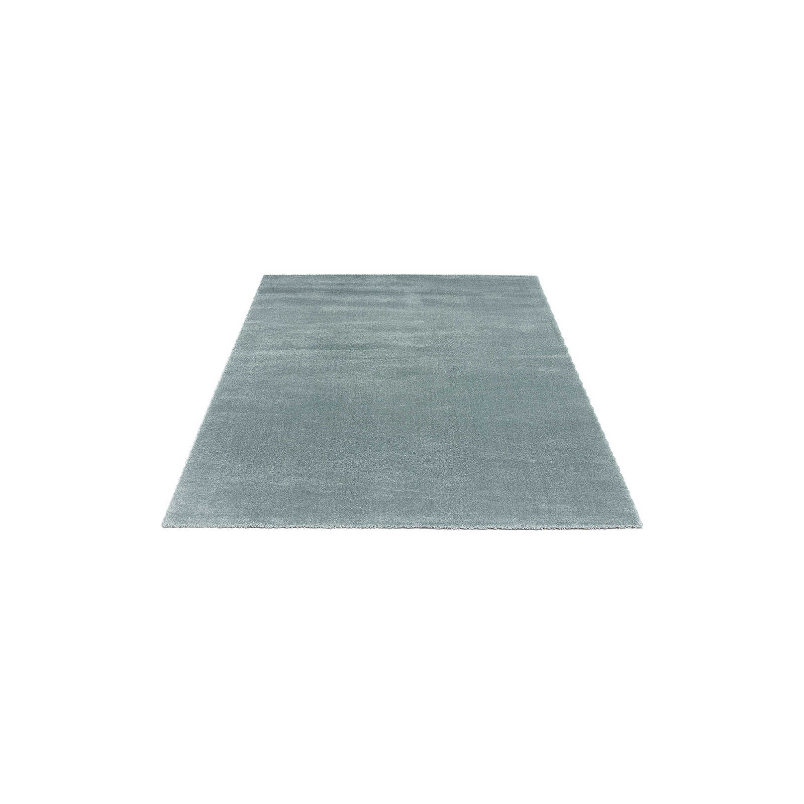 Simple short pile carpet in blue - 170 x 120 cm
