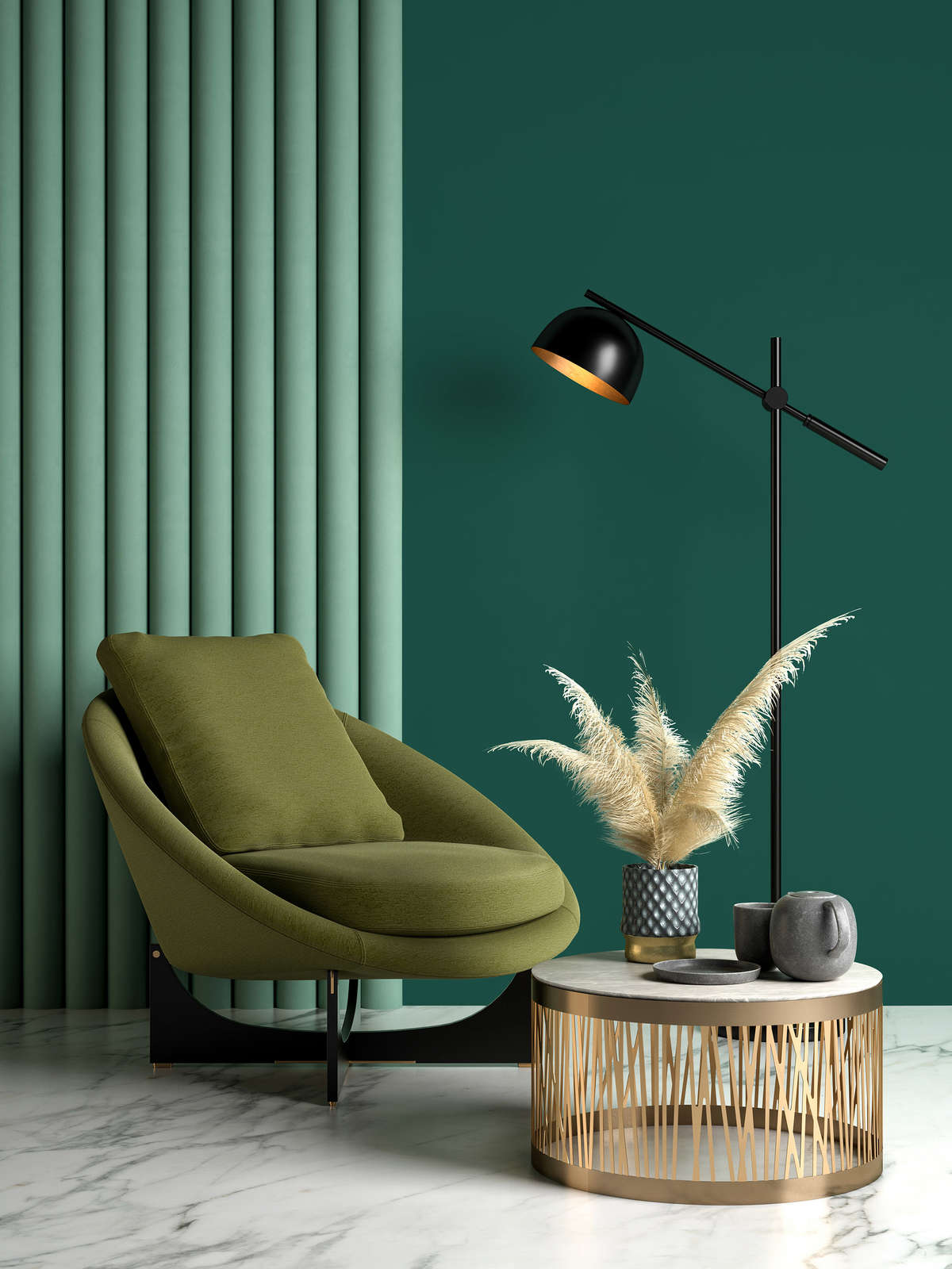             Premium Wall Paint gorgeous emerald green »Expressive Emerald« NW412 – 1 litre
        