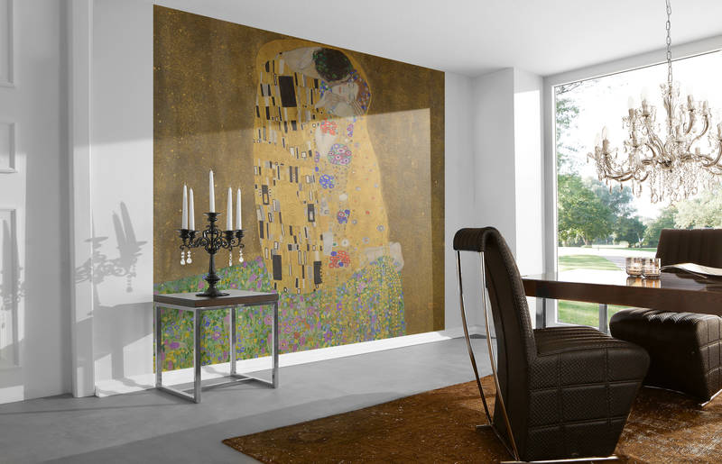             Photo wallpaper "The kiss" by Gustav Klimt
        