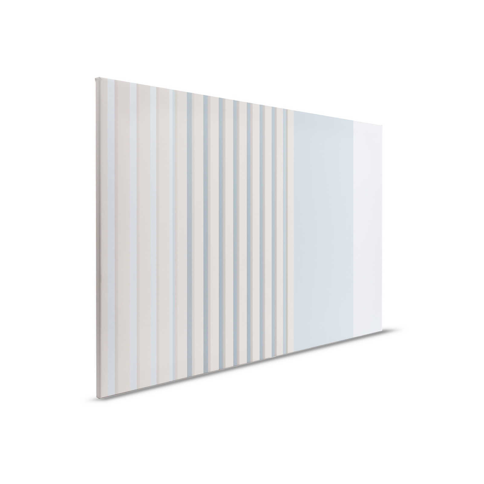         Illusion Room 2 - Canvas painting 3D Stripe Design in Blue & Grey - 0.90 m x 0.60 m
    