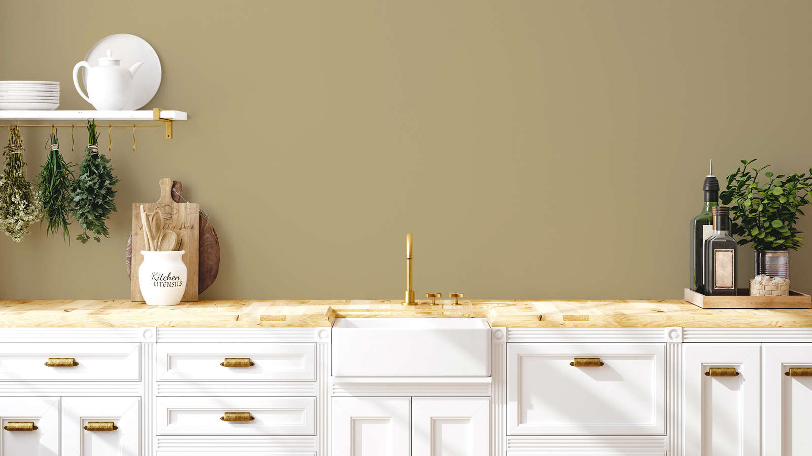             Premium Wall Paint Soothing Khaki »Lucky Lime« NW606 – 1 litre
        