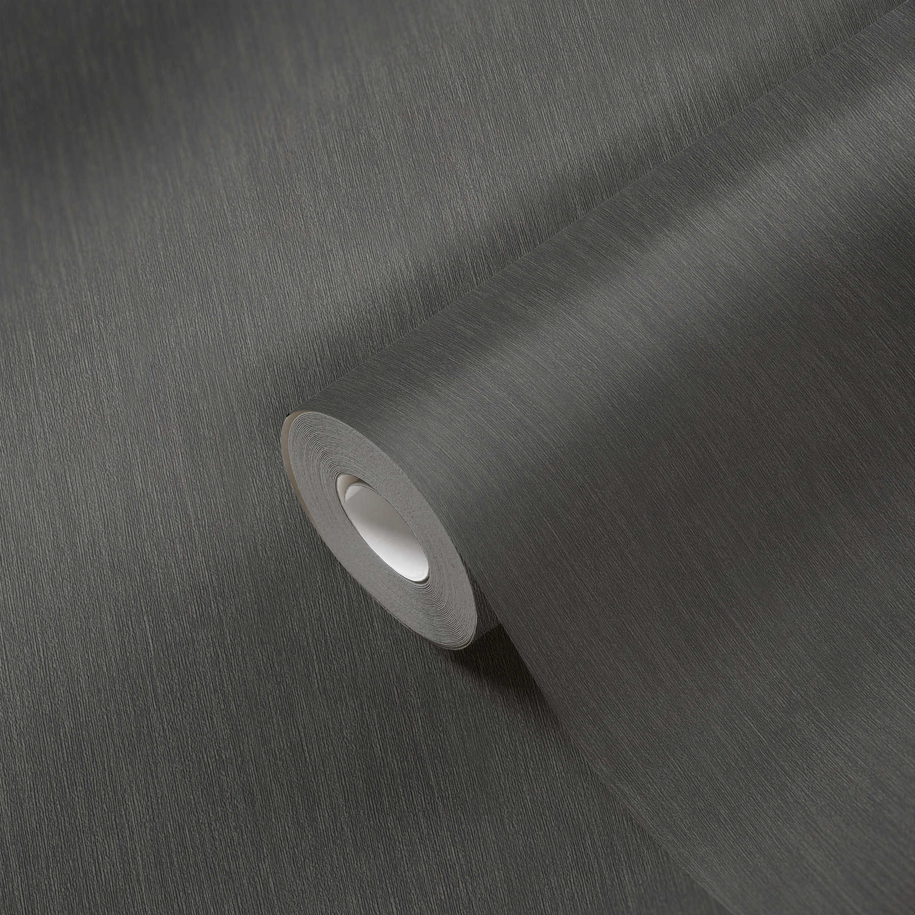            Non-woven wallpaper plain, matt Premium - Black
        