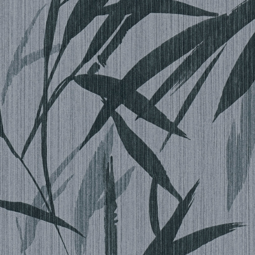             MICHALSKY vliesbehang natuurlijk bamboepatroon - grijs, zwart
        