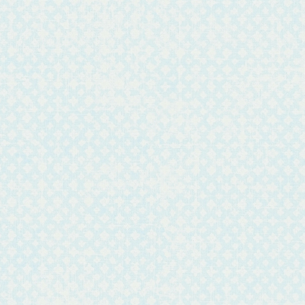             Vliesbehang met fijn structuurpatroon - blauw, wit
        