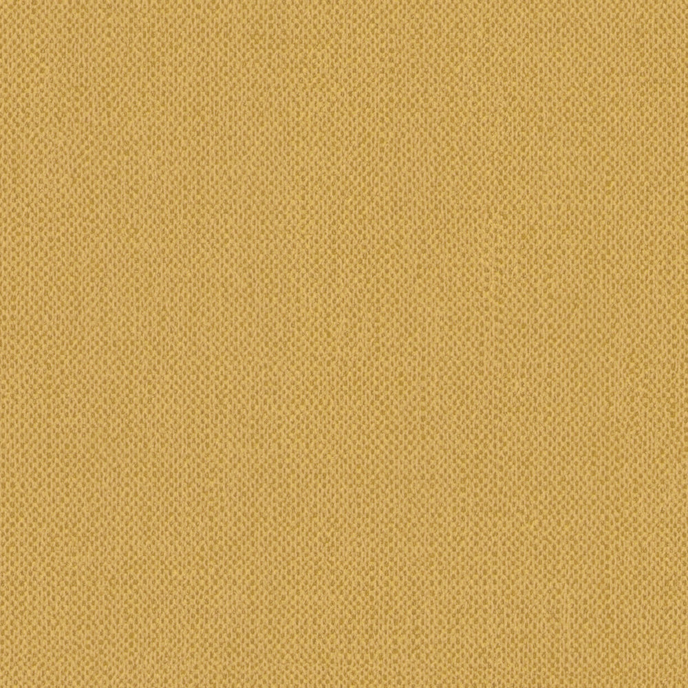             Linen optics wallpaper mustard yellow plain & matte textile texture - yellow
        