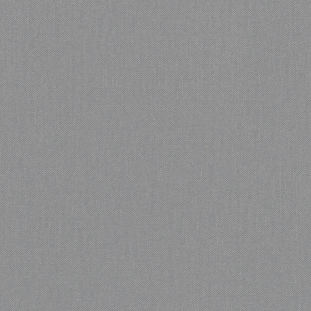             Carta da parati effetto lino con motivo a trama in elegante grigio
        