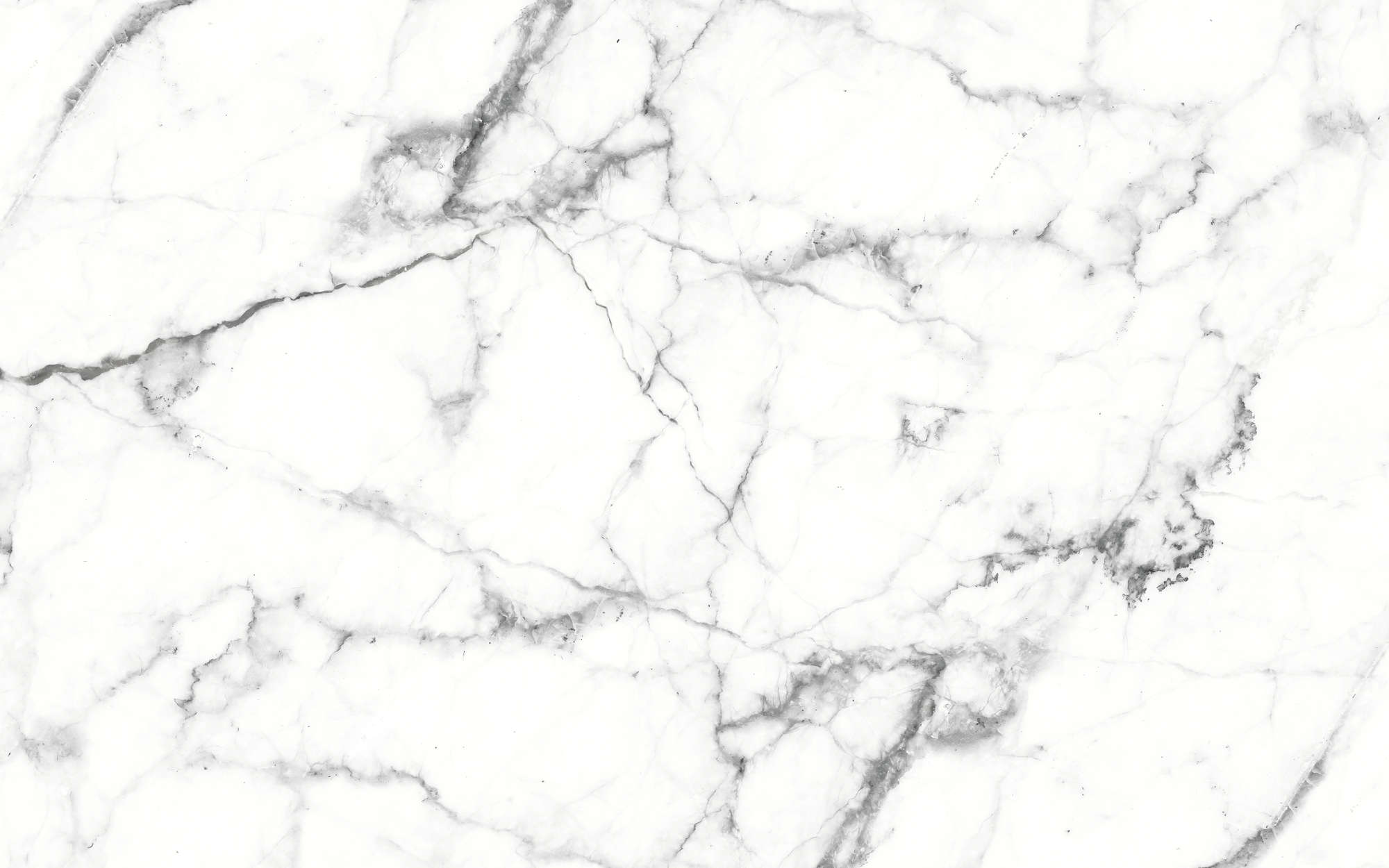             Papier peint panoramique marbre aspect pierre claire marbrée - blanc, noir
        