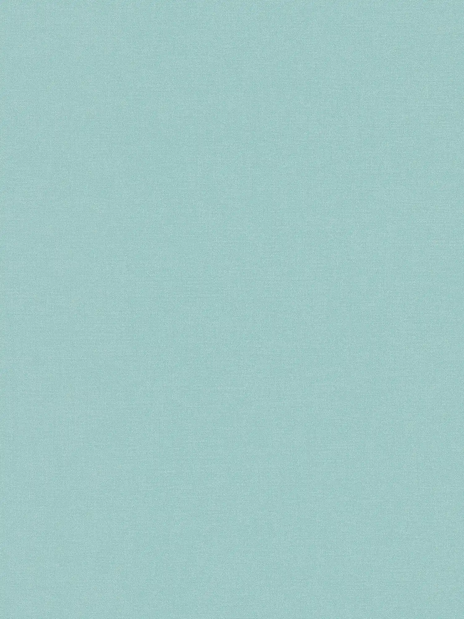 Plain non-woven wallpaper in maritime look - turquoise
