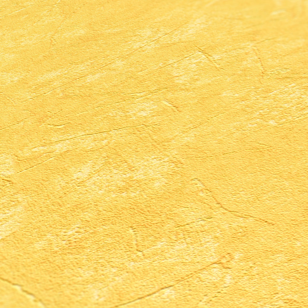             Gipsvezelbehang zon geel in mediterrane stijl
        