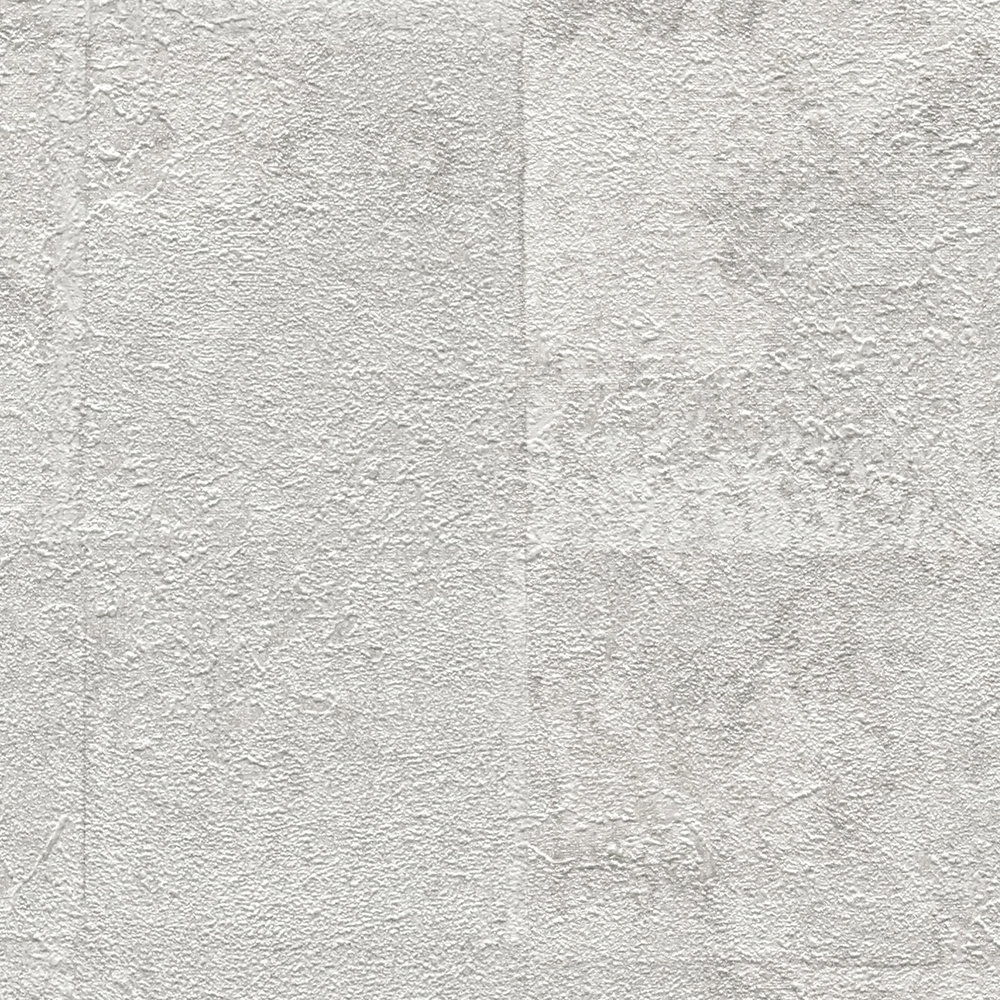             Textured wallpaper with a tiled look - light grey, silver
        