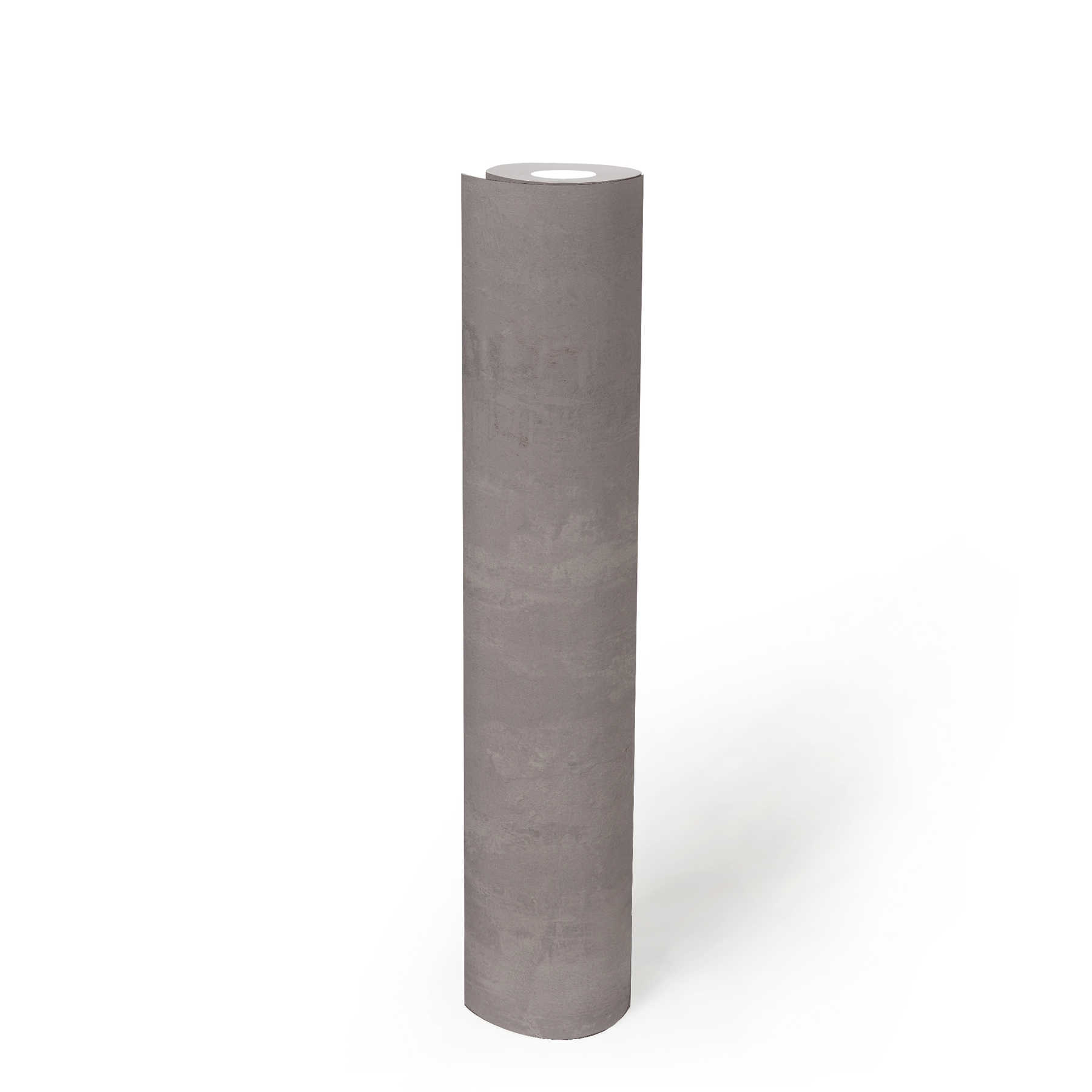             Carta da parati in tessuto non tessuto con effetto cemento cancellato in look usato - grigio
        