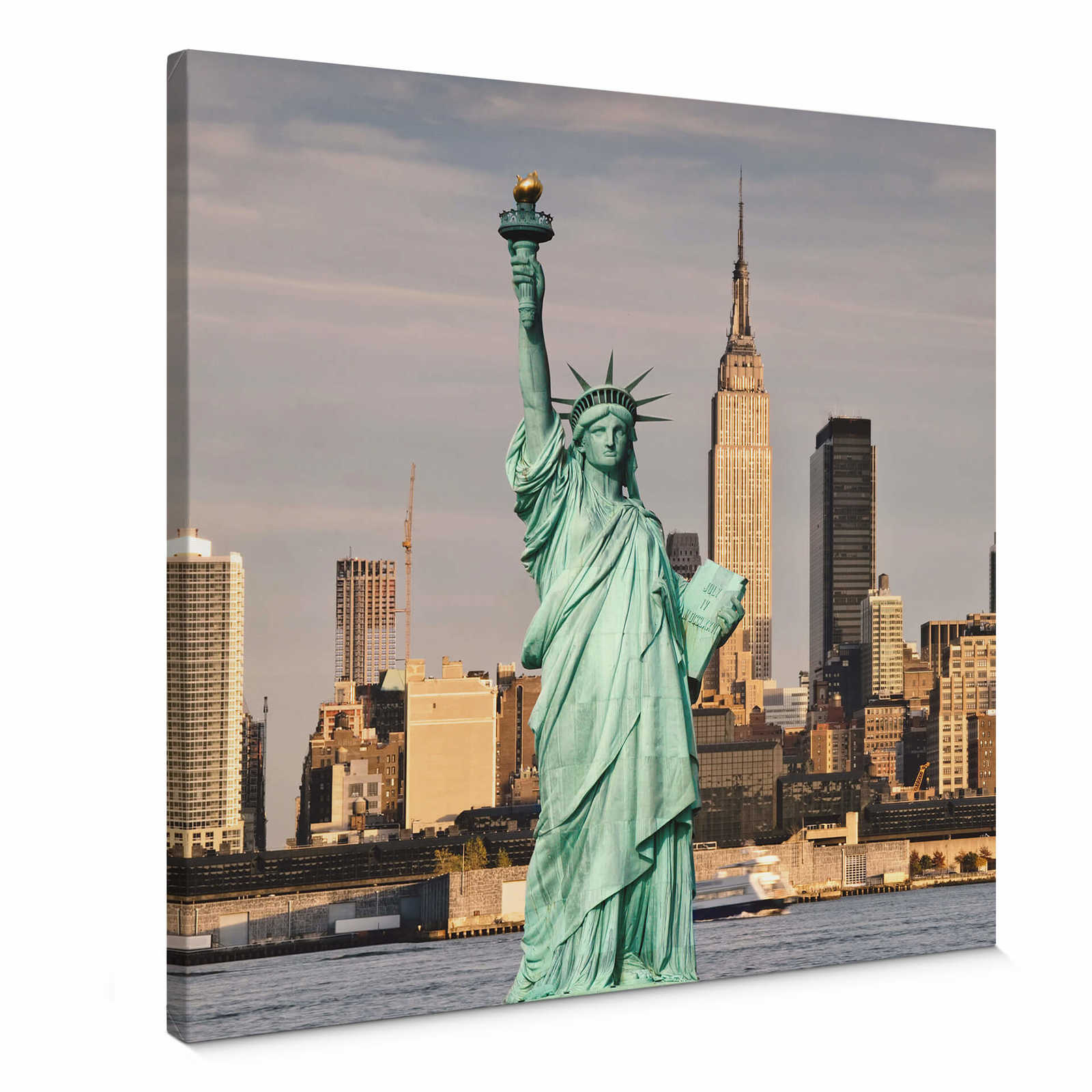         Square canvas picture Statue of Liberty , New York
    