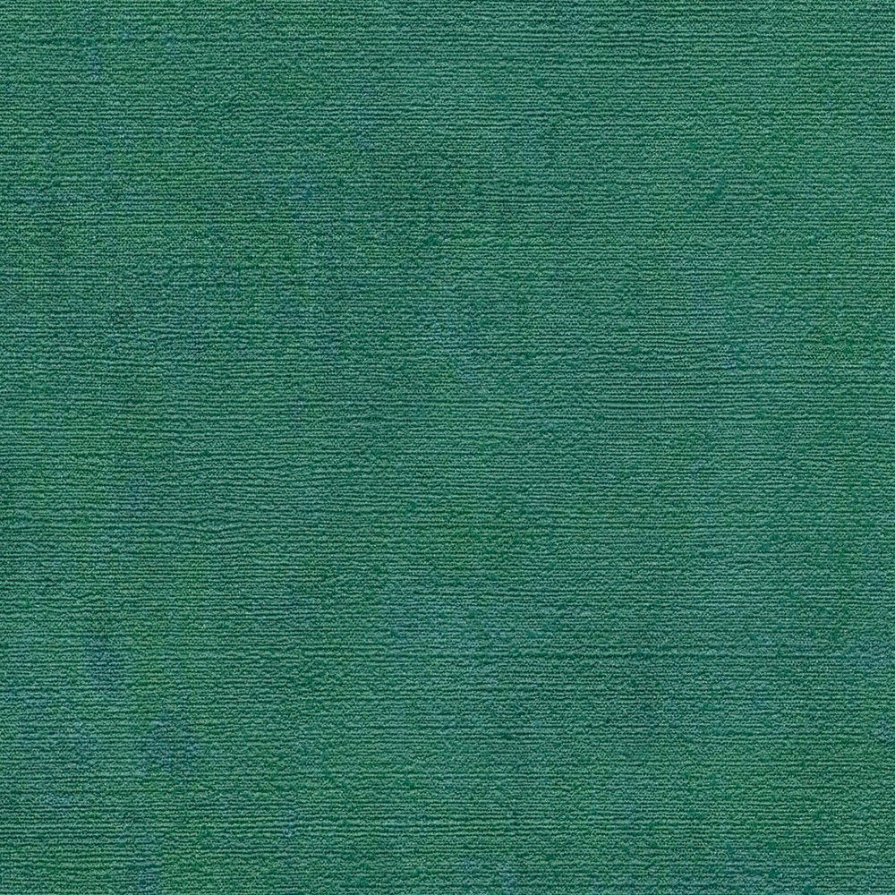             Carta da parati verde smeraldo screziata con effetto metallico blu - blu, verde
        