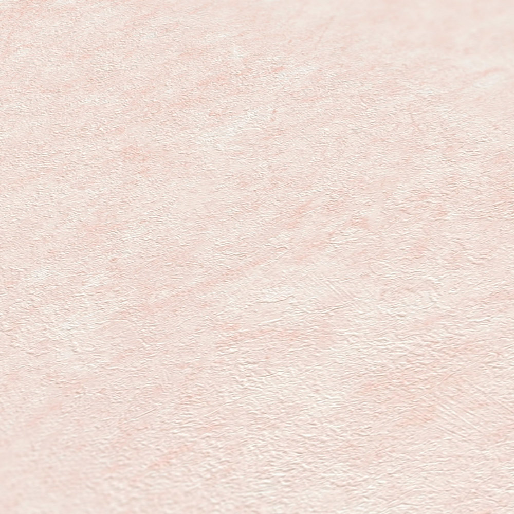             Effen structuurbehang in een subtiele kleur - wit, roze
        