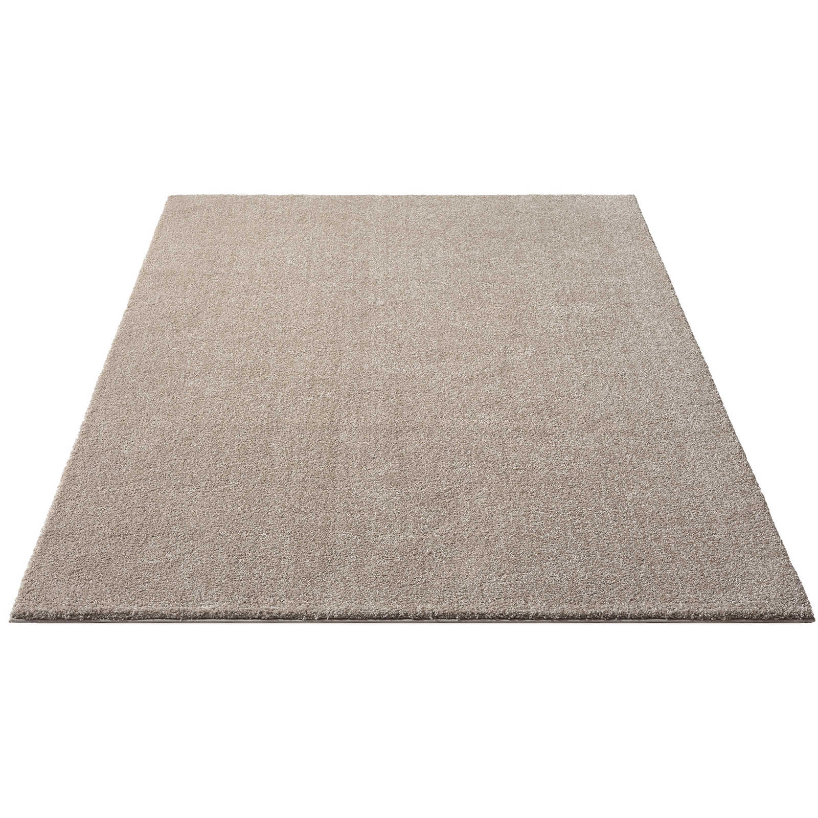 Zacht kortpolig tapijt in beige - 290 x 200 cm
