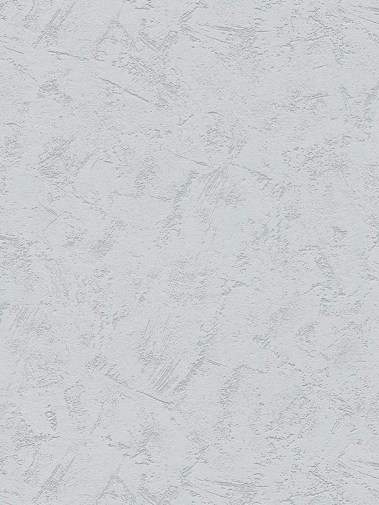 Wallpaper plaster look with foam structure pattern - grey
