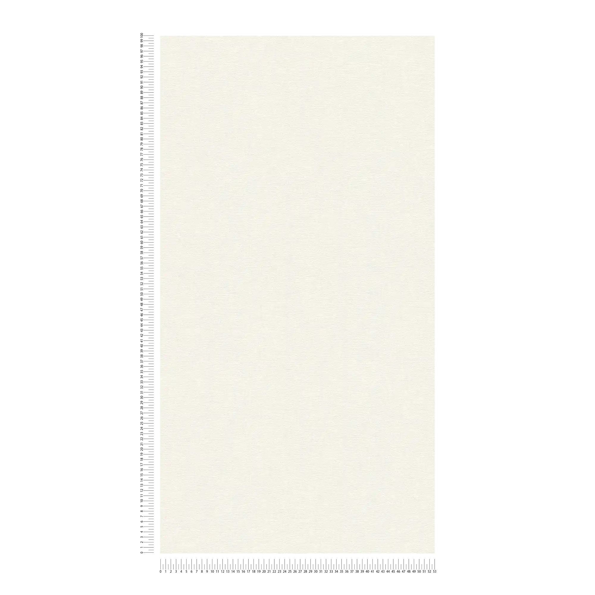             Non-woven wallpaper plain with linen look - white
        
