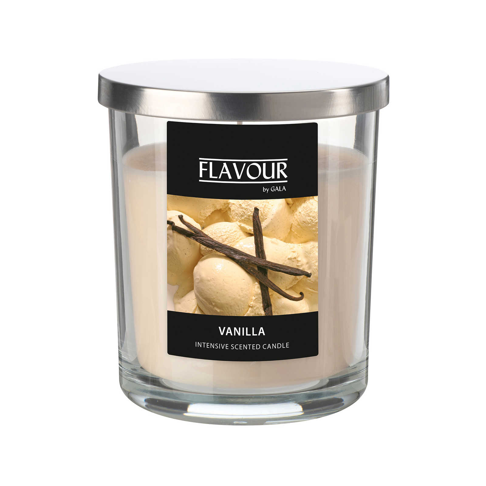         Vanilla scented candle with creamy vanilla scent - 380g
    