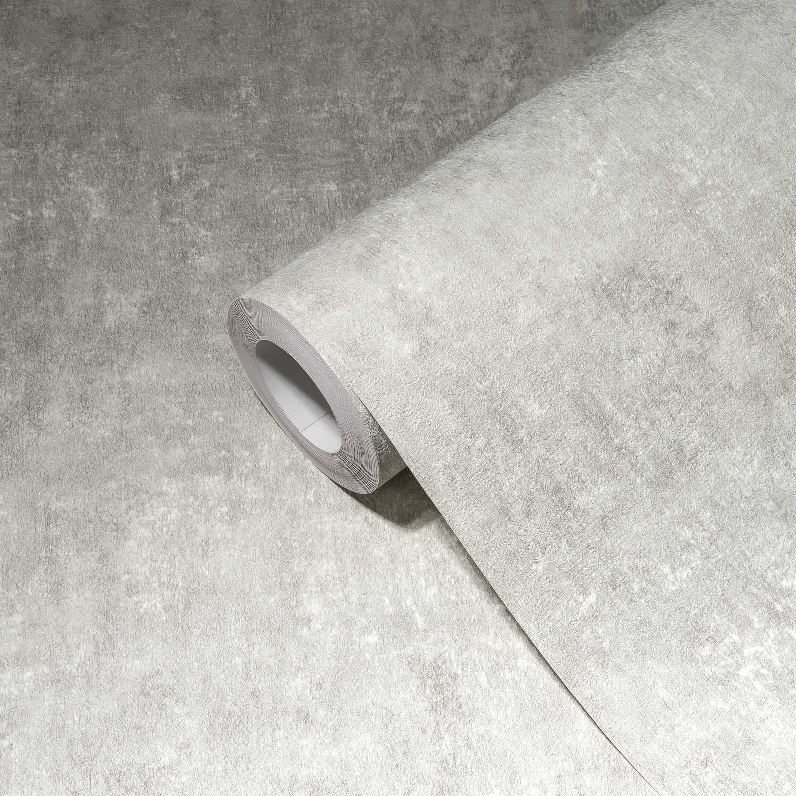             Non-woven wallpaper concrete structure light grey mottled - grey
        