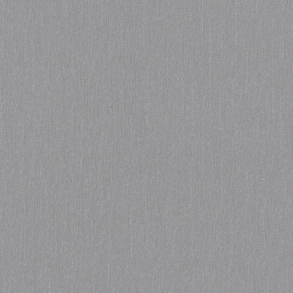             Zilver eenheidsbehang met fijne glitterdraden - zilver, grijs
        
