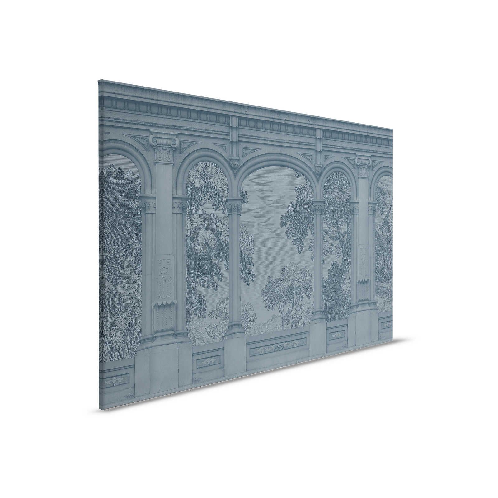         Roma 4 - Canvas painting architecture classic design in anthracite - 0,90 m x 0,60 m
    