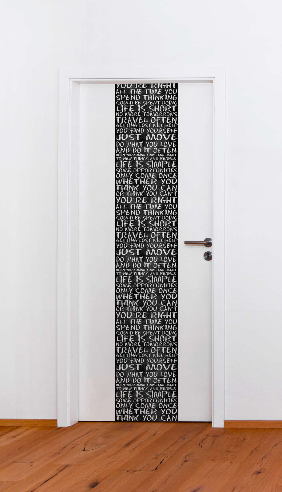             Panel de papel pintado blanco y negro autoadhesivo con diseño de pizarra y tiza
        