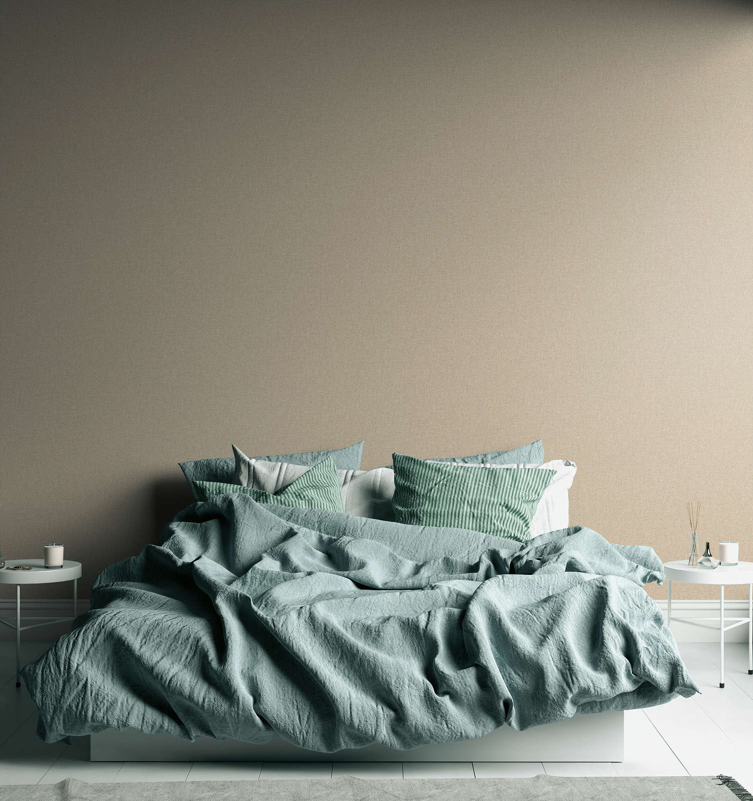             Plain wallpaper with structure design, matt - beige
        