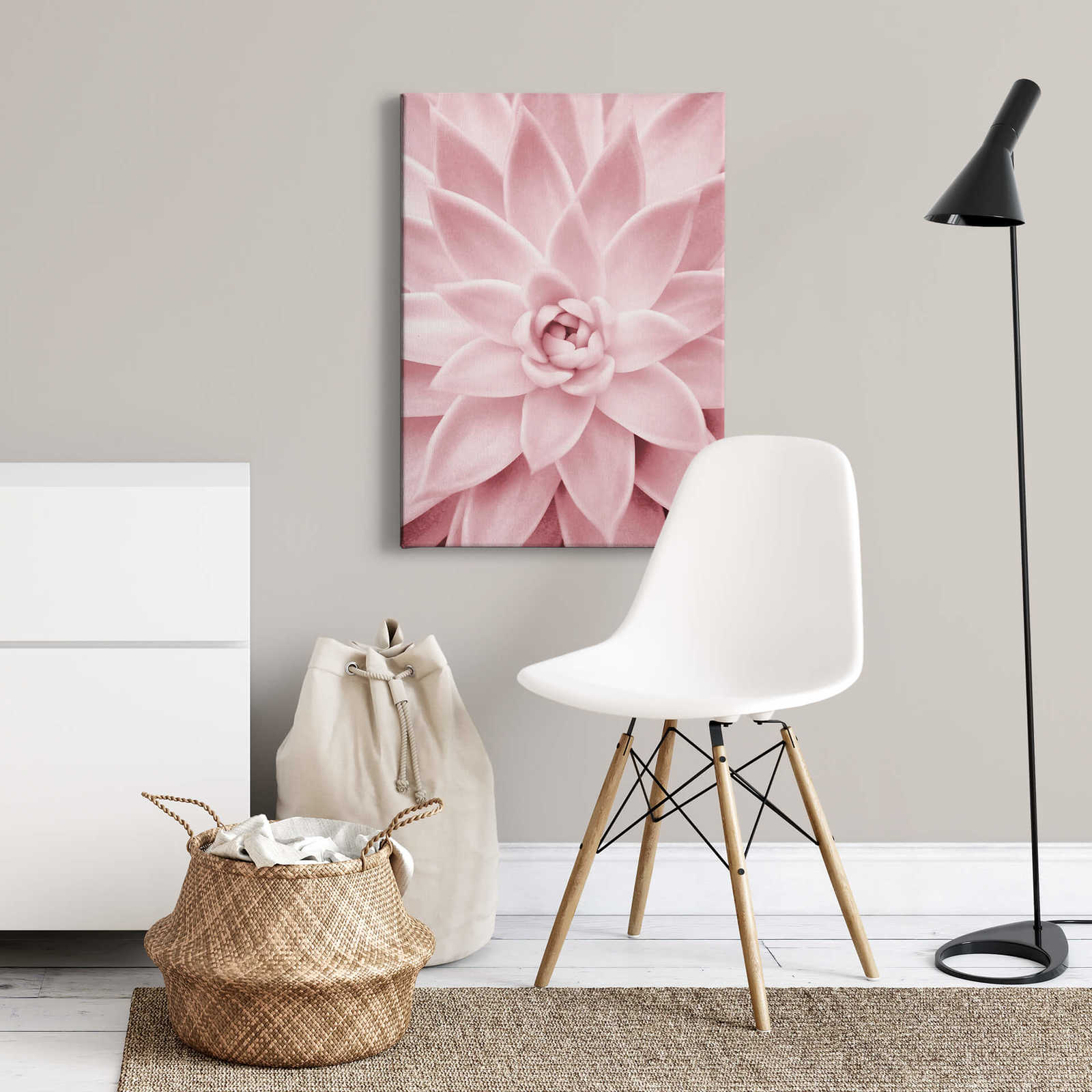             Canvas print pink succulents, Sisi & Seb – pink
        